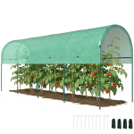 K&uuml;lmakindel kasvuhoone kilekattega ja kaarja katusega, maapinnale kinnitatav kasvuhoone 400 x 120 x 170cm Roheline 400 x 120 x 170 cm roheline