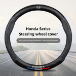 38cm Auto S&uuml;sinikkiust Roolikate Honda Civic FIT CRV Accord Jazz HRV jaoks Auto Interj&ouml;&ouml;r Libisemisvastane Roolikate gray