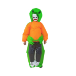 T&auml;iskasvanud tulnukas, kes kannab inimest Inflatable Kost&uuml;&uuml;m Naljakas T&auml;ispuhutav &Uuml;likond Illusioon Cosplay Riietus Halloweeni Karnivali Maskeraadi Teemapeo S&uuml;ndmusteks Children oranž
