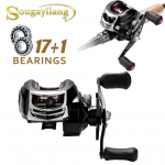 Sougayilang BaitCasting Reels 17 +1BB 7,2:1 &uuml;lekandearvuga p&uuml;&uuml;girull bassipaadiga p&uuml;&uuml;giks Left Hand