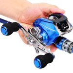 Baitcasting p&uuml;&uuml;girull 17+1BB magnetiliselt h&auml;&auml;lestatud piduritega p&uuml;&uuml;girullidega Left Hand punane