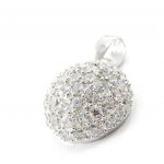 Les Tr&eacute;sors De Lily [E9178] - Pendentif Argent 'Joyaux' Blanc valge