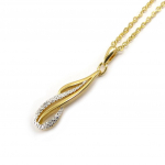 Altesse [K6379] &ndash; 2-tooniline Scarlett kullatud kaelakee kuld