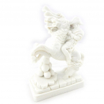 Les Tr&eacute;sors De Lily [H4863] - Figurine 'Napol&eacute;on &agrave; Cheval' blanc valge