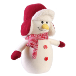 Les Tr&eacute;sors De Lily [Q4365] - Pehme m&auml;nguasjahoidja 'Lumememm' punane valge - 27. 5x13. 5 cm punane