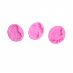 Uus rikkalik ja v&auml;givaldne &otilde;huke silikoonvorm tekstiga pulgakomm &scaron;okolaadi fondant t&ouml;&ouml;riist DIY koogi dekoratiivvorm 1 roosa