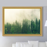 Kodukaunistus Teemantmaaling Teemanttikandid Konn Metsa maastik Ristpistes 20X30CM