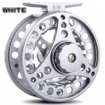 SOUGAYILANG kalastusrullid 2+1BB alumiiniumist CNC t&auml;ismetallist rulliga &otilde;ues kasutatavad k&auml;rbsep&uuml;&uuml;gitarved 5/6WT valge