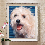 N&auml;put&ouml;&ouml; K&auml;sit&ouml;&ouml; Pajud Teemantmaal Maastik Teemanttikandid Ruutpuur Kodukaunistuse pilt Full Round 20X30CM