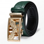 Meeste disainitud rihmad ehtsast nahast kullast lendav kotka rihmalukk mitmev&auml;rviliste p&otilde;rkrihmadega 110cm/43in