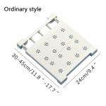 Reguleeritav kapi hoiuriiul vannitoa k&ouml;&ouml;gi jaoks garderoobikapi korraldaja 24 cm laiusega seinale kinnitatav hoiurest Ordinary 30-45cm valge