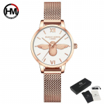 V&otilde;rgusilmast k&auml;ekellad top uhiuus luksuslik Jaapani kvartsliikumisega roosakuldse disainiga elegantsed k&auml;ekellad naistele