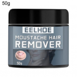 EELHOE 10g /20g /30g /50g Beard Removal Cream Painless Fast acting Mustache Supplies Men Use Facial Hair Beard Remover for Male 50g