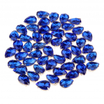 50 t&uuml;kki Kristallhelmed Kaunistused DIY &Otilde;mble K&auml;sit&ouml;&ouml; Safiir safiir