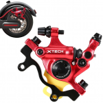 Tugevad h&uuml;draulilised ketaspidurisadulad eesmised tagumised maastikujalgratta ketaspidurid elektrilise rolleri ketaspidur punane