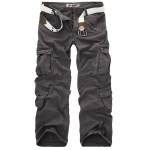 Camuflage Cargo Pants Combat Meeste Suures suuruses s&otilde;jav&auml;e p&uuml;ksid mitme taskuga pikad dressip&uuml;ksid 30 hall