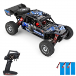Wltoys 124018 kiire v&otilde;idus&otilde;iduauto 60 km/h 1/12 2,4 GHz RC-auto maastikus&otilde;iduk, RTR 4WD koos 1 battery must