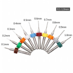 10 tk 0,1&ndash;1,2 mm otsikute puurikomplekt PCB Circuit Micro Mini Board Print Carbide 0.1-1mm
