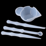 1Set Mix Cup Silikoonvormid Epoksiidvaigust T&ouml;&ouml;riistad Isetehtud ehete valmistamise pulk K&auml;sitsi valmistatud