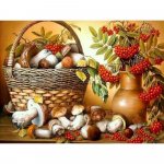 Teemantmaaling Loom Luik Teemanttikandid Lilled Lootose muster Full Round 20x30CM