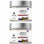 Neolith Saffron Sandalwood &ouml;&ouml;kreem | 94% orgaaniline | &Ouml;ine nahaparandus, vananemisvastane, s&auml;rava ja noore naha jaoks | Ei sisalda r&auml;ni, mineraal&otilde;li, parabeene 100 ML valge