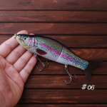 1 tk 16,5 cm 56 g ujuvad pehmed k&otilde;rged libisevad voblerid, k&otilde;va kunsts&ouml;&ouml;t Bass haugip&uuml;&uuml;gi liigendlandid ujumisriistad