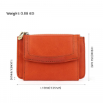 Johnature Fashion &otilde;huke rahakott ehtsast nahast l&uuml;hike &uuml;hev&auml;rviline Rfid naiste rahakotid vabaaja multifunktsionaalne rahakott must