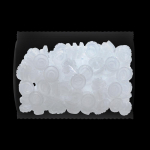 ANNAFRIS 100 tk. Ripsmete pookimine Blooming Cup Ripsmepikenduste Liimialus Ripsmeliim Lift Cups Meigit&ouml;&ouml;riistad Transparent 100pcs