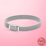 2020 Fashion 925 Sterling Silver Original Me K&auml;ev&otilde;ru Fit Me Charm Helmed Moe DIY Ehted Naistele Kingitus 21cm gray