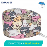 cartoon kirurgiline m&uuml;ts 100% puuvill T&ouml;&ouml; kirurgilised m&uuml;tsid &otilde;de arsti tarvikud Medical Hospital Hambapuhastusm&uuml;ts naistele meestele One Size