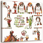 Feeby l&otilde;uenditr&uuml;kk, Banksy seinamaaling &ndash; kollaaž t&auml;navakunsti teostest 30x30 mitmev&auml;rviline