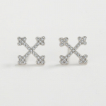 Suurep&auml;rased Trend Cross Snowflake Stud 925 h&otilde;bedased k&otilde;rvar&otilde;ngad naistele originaalsed ehtsad h&otilde;bedast S925 kihlusehted h&otilde;be