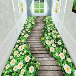 Roheline Muru Koridori Vaip Hotelli Pikk Koridori Vaip 3D Elutoa Ala Vaip K&ouml;&ouml;gi K&auml;igutee Matt Kodu Sissep&auml;&auml;su Saali Matt 100*300