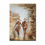 Imeline armastus romantiline paar kodukunst huvitav l&otilde;uend seinal kunst pilt elutoa kaunistus l&otilde;uendimaal 50x75cm