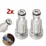 2/5x keermega segisti kiir&uuml;hendusega autopesumasin veefilter k&otilde;rgsurvepesumasin aiatoru vooliku adapter K K2-K7 jaoks 2PCS