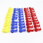 50 tk kaabli&uuml;hendus kiirluku klemmid punane 22-18AWG 20 tk sinine18-14 AWG 20 tk kollane12-10AWG 10 tk juhtmeklemmid 50Pcs mitmev&auml;rviline