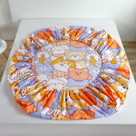 Kattemadrats elastse rihmaga varustatud linaga Kodu t&auml;issuuruses &uuml;heinimesevoodiga voodipesu  (Ilma padjap&uuml;&uuml;rita) 90*200cm