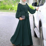 Moslemi naiste palve Abaya pikk maxi kleit Dubai Kaftan Jilbab Islami ramadan S must