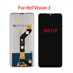 LCD-ekraan Itel Vision 3 S661LP jaoks, LCD-ekraan, puuteekraan, digitaiser, t&auml;ielik koost, varuosa must