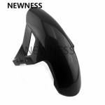 Carbon fiber Front Fender Splash Mud Dust Guard Mudguard For BMW S 1000 RR S 1000 R -2022 S1000RR S1000R HP4 - black