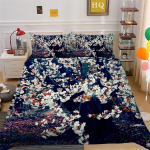 3D lilleline merevoodikomplekt Lilleseeria teki- ja padjap&uuml;&uuml;r 2/3 t&uuml;kki AU180 * 210 t&auml;issuuruses pehme ja kergesti puhastatav kodukaunistus Baby 100x135cm