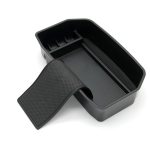 Keskk&auml;etoe konteinerisalv hoiukarp Toyota Land Cruiser Prado jaoks koos k&uuml;lmikuga 2004-2016 Autokorraldaja black