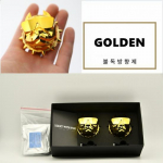 2Pcs Bulldog Car Perfume  Fragrance Diffuser air fresheners with Magnet Clip Auto Vents Scent Parfume Gift Box Car 2Pcs Matte Black