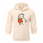 Uue disainiga tr&uuml;kir&otilde;ivad Meeste kapuuts Hip Hop dressipluusid Suurem&otilde;&otilde;tmelised pulloveriga kapuuts Paarid Pulloverid S valge