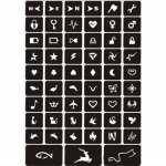 T&auml;toveeringu &scaron;abloonid ajutiseks t&auml;toveeringu &scaron;abloonid kaunistuseks joonistamiseks maalimiseks valikvastustega lille nool t&auml;ht t&auml;toveeringu tarvikud