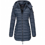 IELGY sule kapuuts, soe &otilde;huke korea versioon, keskmise pikkusega &uuml;hev&auml;rvilised naisteriided puuvillase polsterdatud riided pikkade varrukatega S khaki