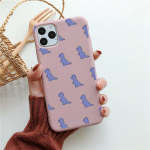 Telefoni&uuml;mbris iPhone 12 Pro MAX 13 7 8 Plus X XR XS SE 2020 jaoks armas dinosaurus, matt pehme TPU iPhone 11 telefoni kaitsekate Iphone Se 2020 aero