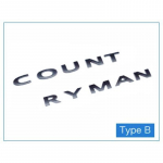 3D metallist t&auml;htede kleebised pagasiruumi taga logo embleemid auto s&otilde;nade kleebis mustvalgele Mi+ni Coo+per Countryman R60 F60 tarvikutele must