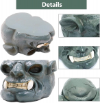 Resin Skull Ink Cup Hoidja Tindi Pigment Korgi Tasside Hoidja Tugev P&uuml;simeigi T&ouml;&ouml;riistade Tarvikud Tarvikud valge