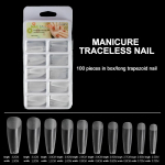 100 tk/karp l&auml;bipaistev &otilde;mblusteta akr&uuml;&uuml;lpress kunstk&uuml;&uuml;ntele T-kujulised k&uuml;&uuml;ned Vesitilk k&uuml;&uuml;nte n&auml;pun&auml;ited manik&uuml;&uuml;ri t&ouml;&ouml;riistade pikendamiseks T-shaped nails